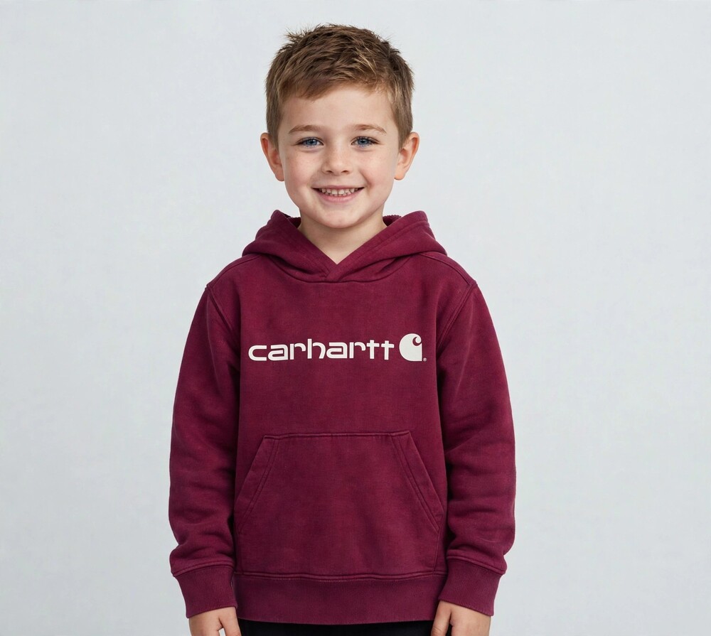 Kids Unisex Carhartt Pullover Hoodie Size 5